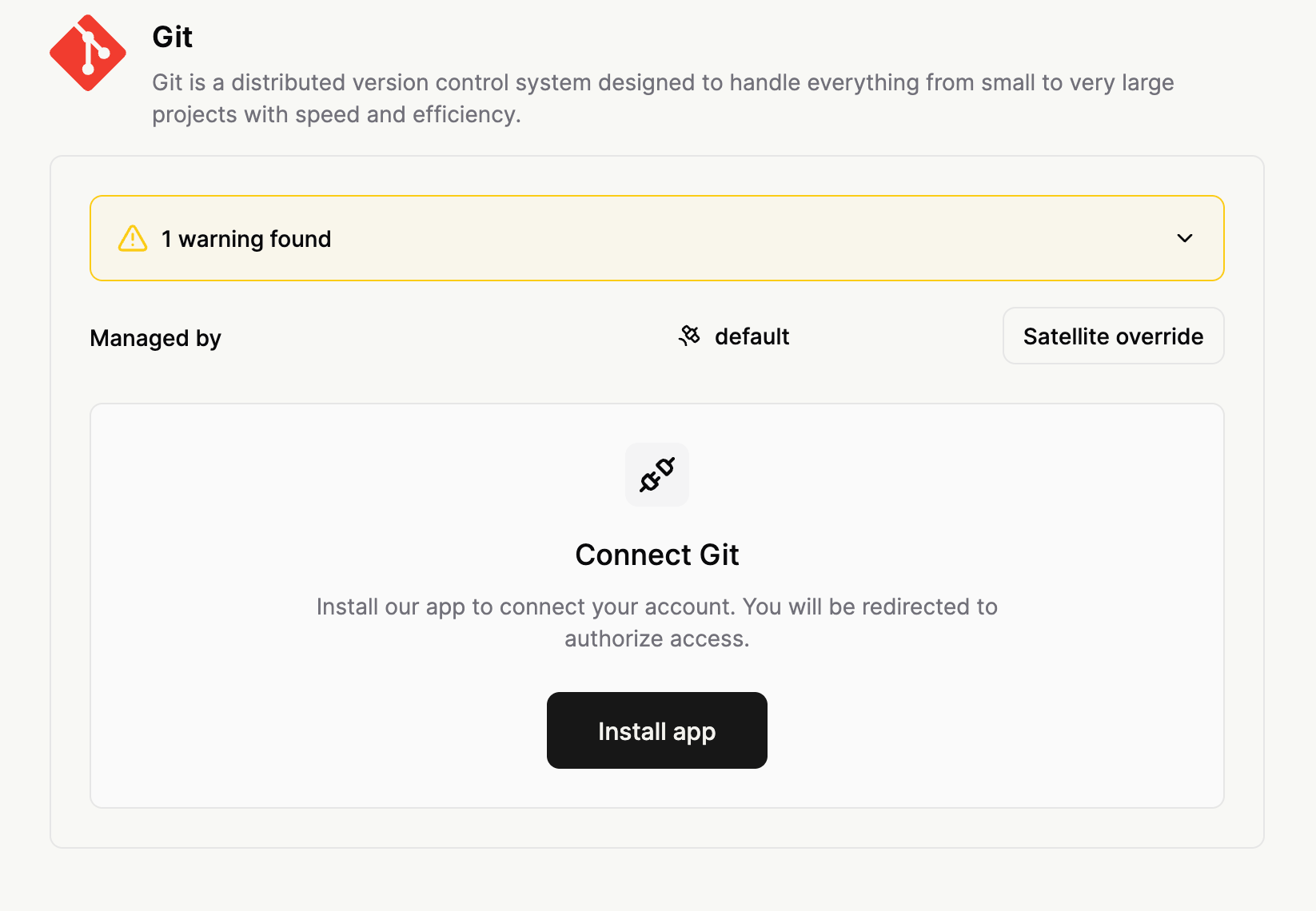 GitHub App Installation - repository selection