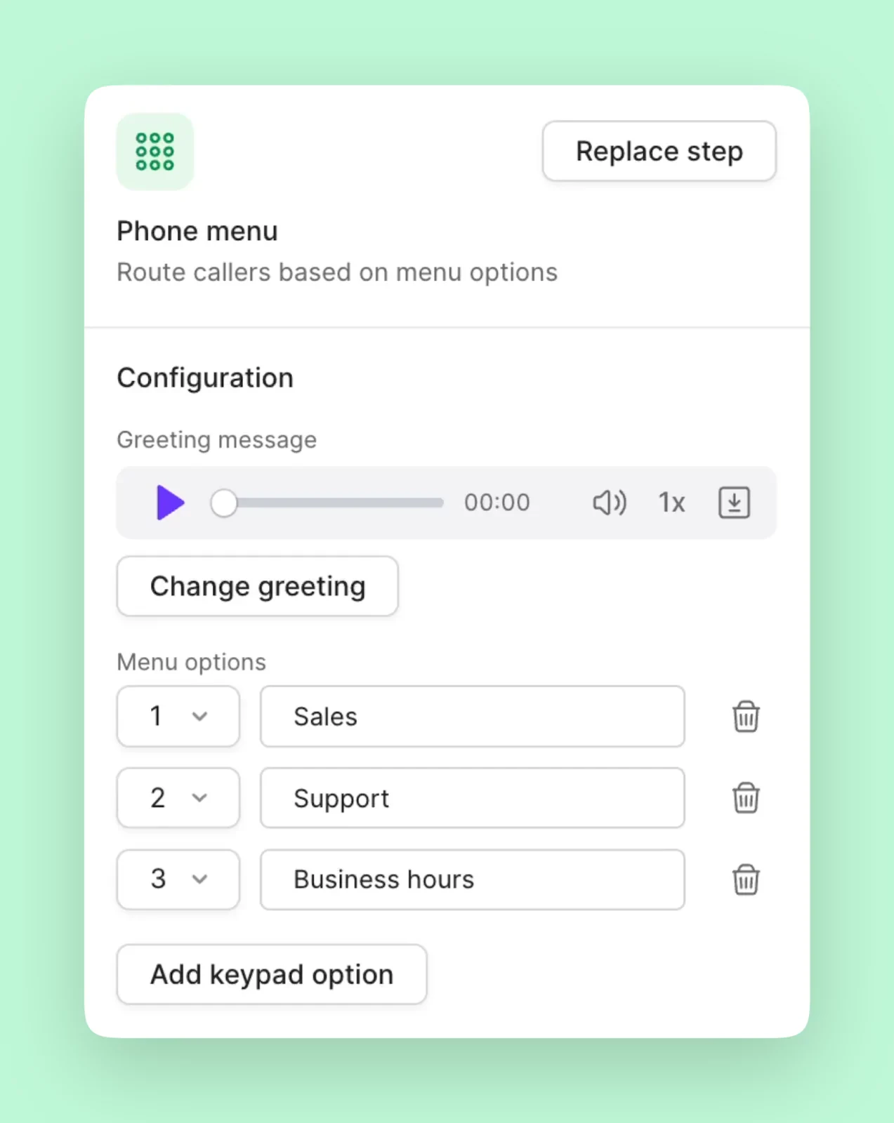 Call Flow 3 Phone Menu Pn