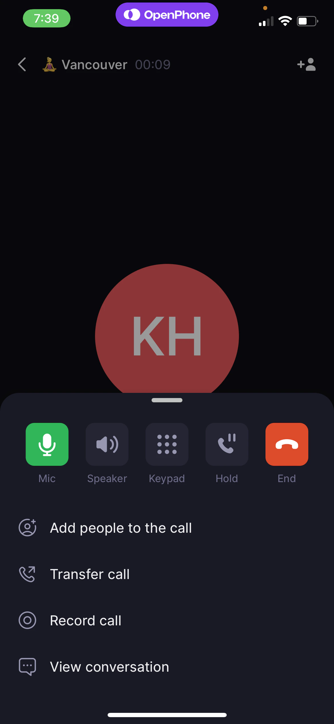 Call recording options on mobile apps