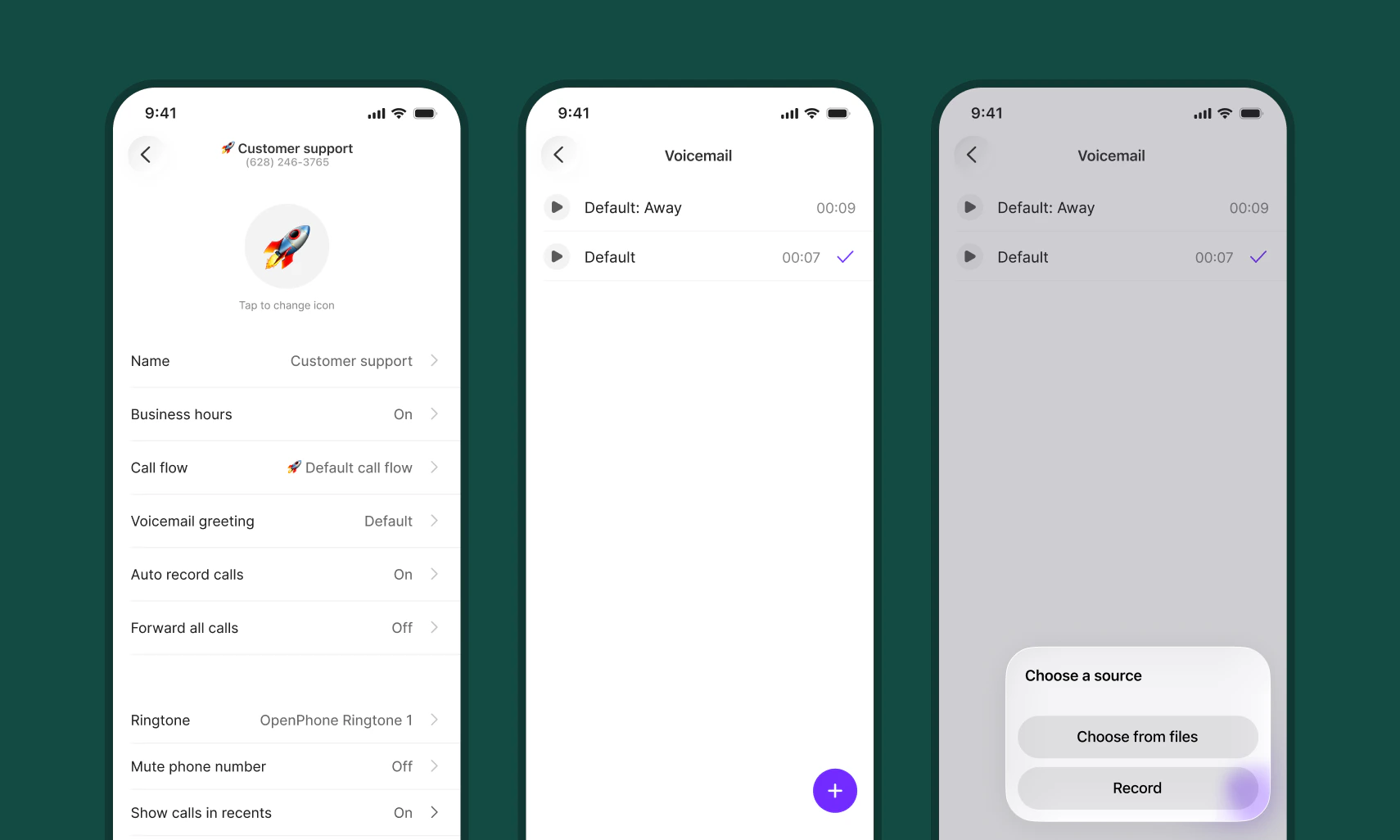 Voicemail configuration on iOS Voicemail configuration on iOS