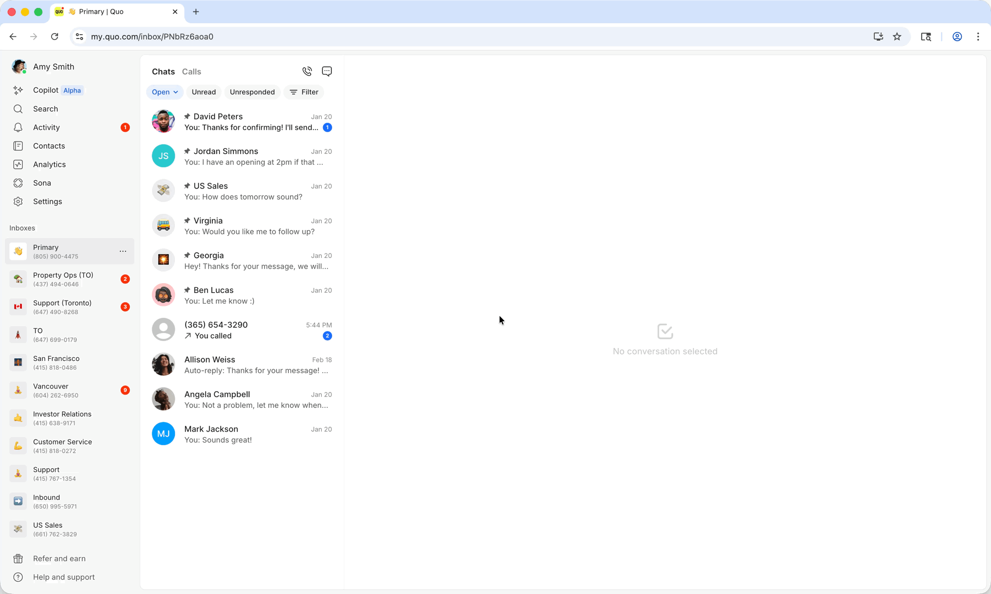 Naming phone numbers on web