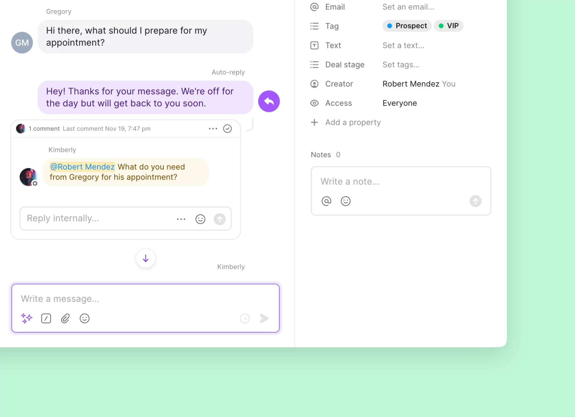 Internal Thread Customer Convers Pn