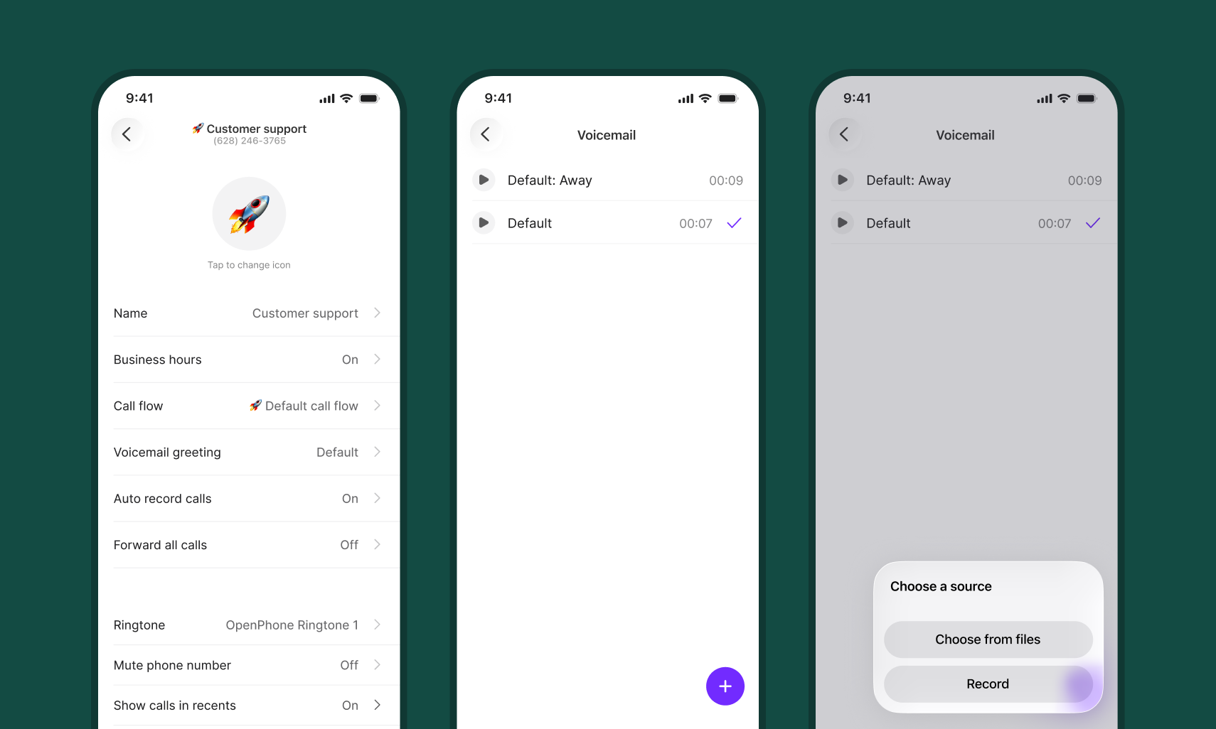 Voicemail configuration on iOS Voicemail configuration on iOS