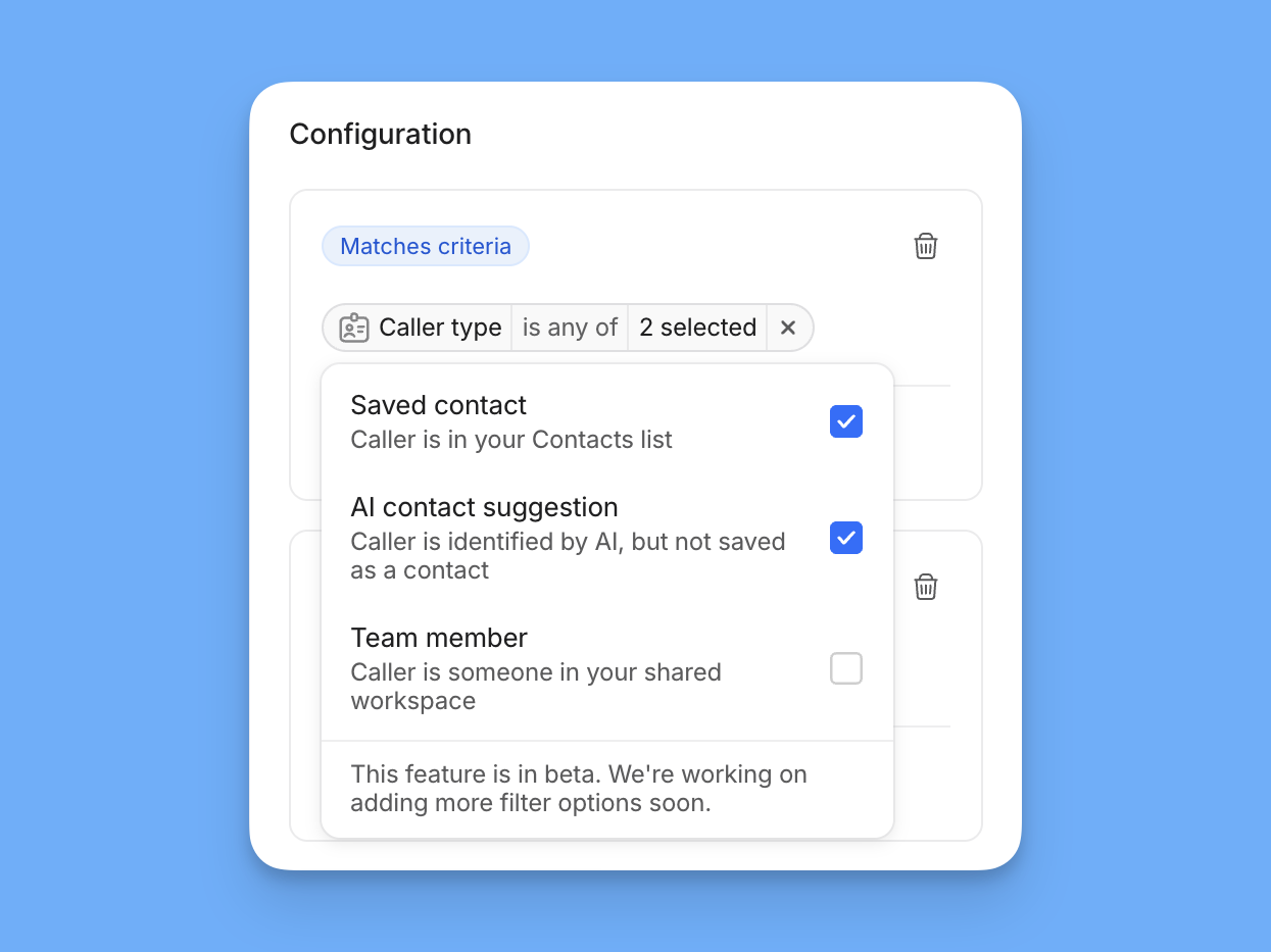 Choose multiple branching criteria