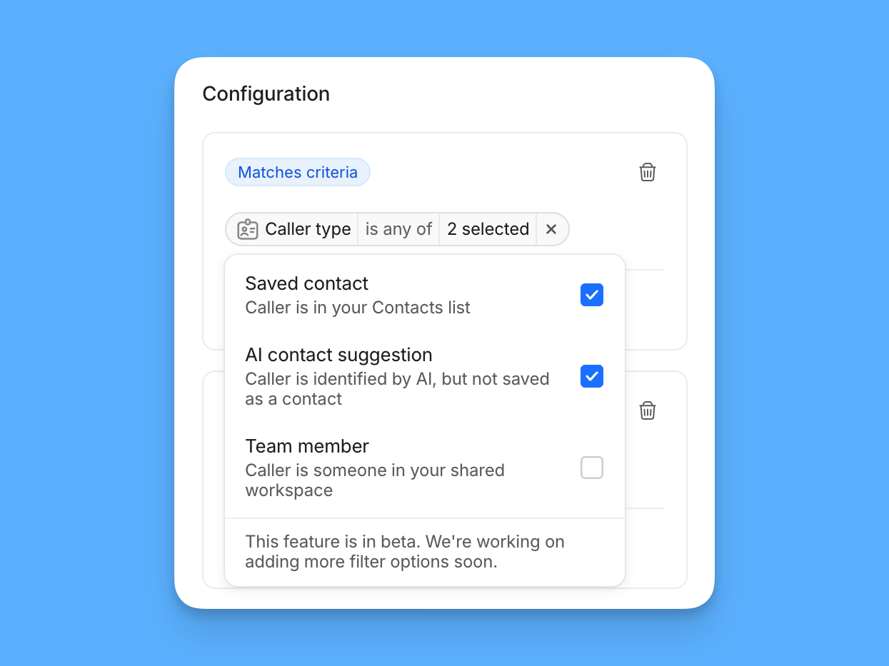 Choose multiple branching criteria