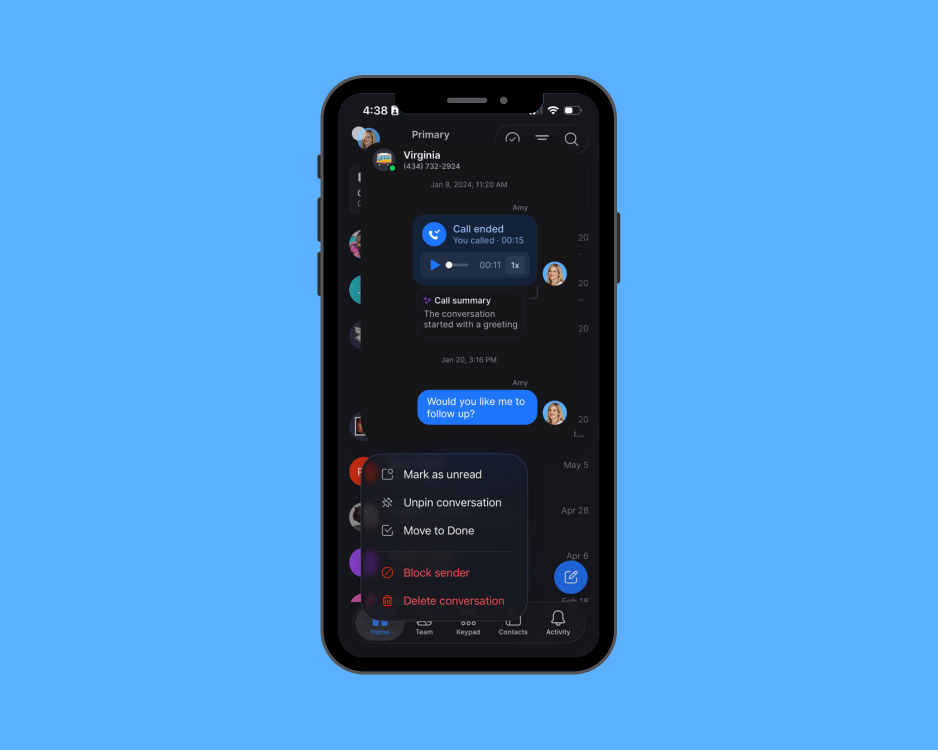 Longpress Ios