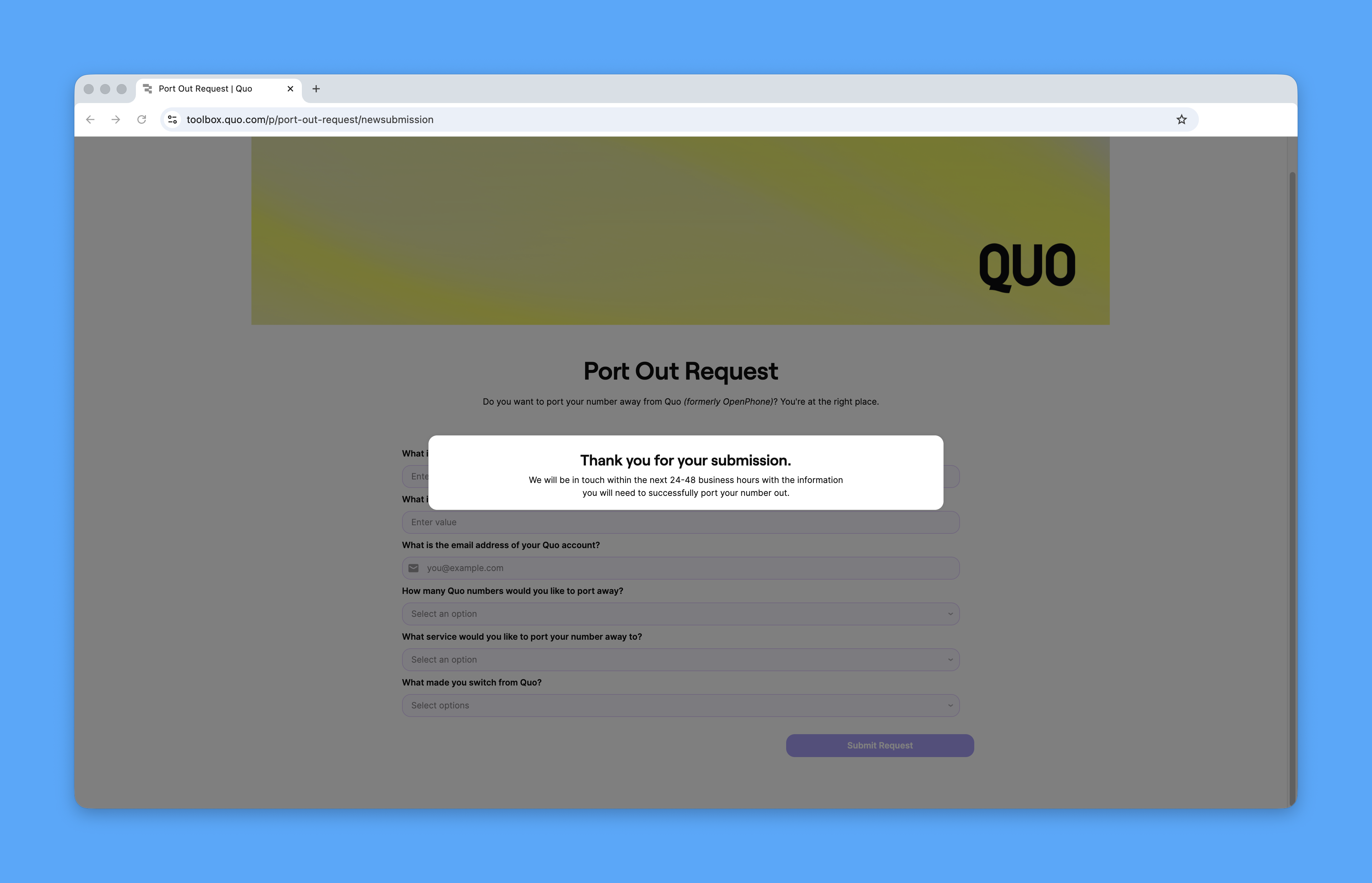 Lt Portingout Submitrequest Quo 05 01 2026
