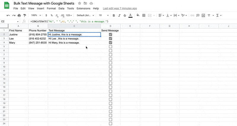Highlight Cells Text Multiple Recipients Gi