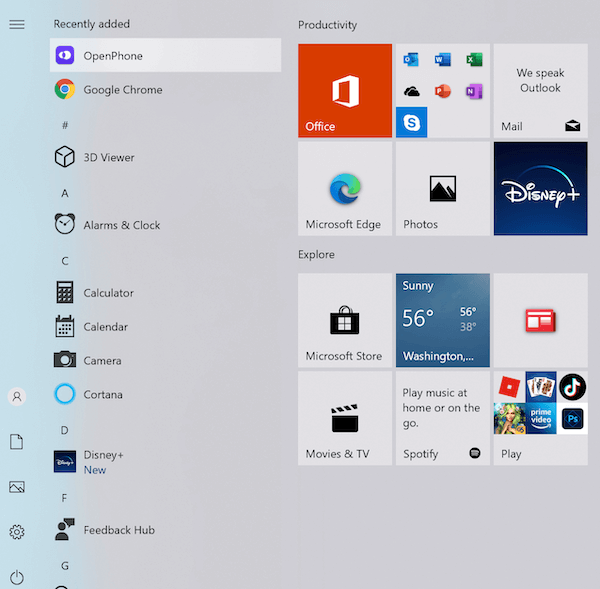 Définir Quo comme application par défaut pour le protocole TEL dans Windows
