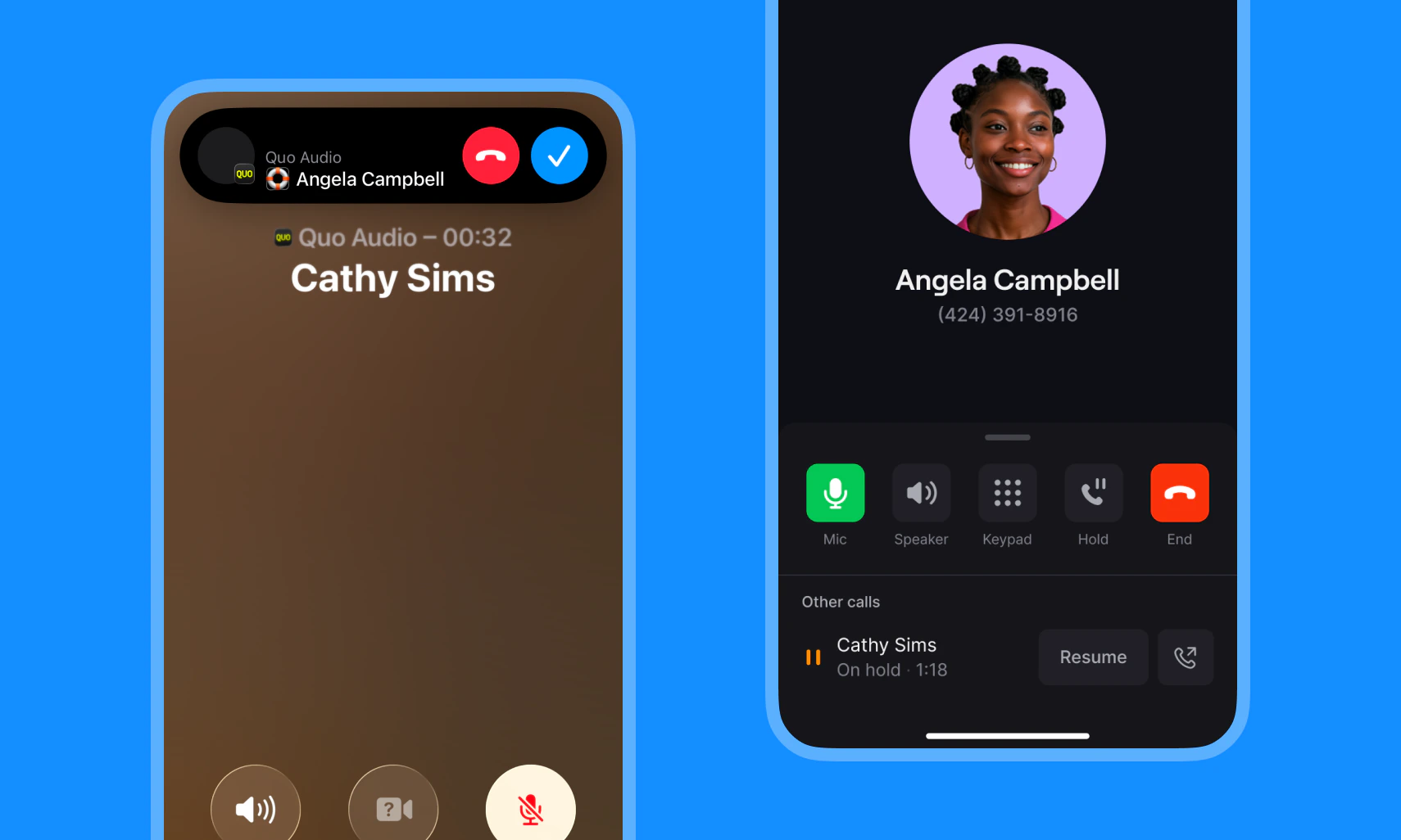 Call Waiting Shot I OS