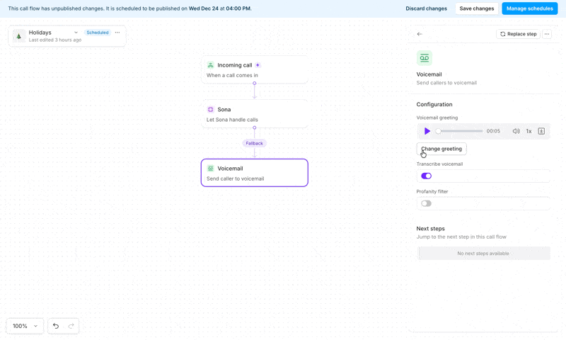 Setting up text to speech