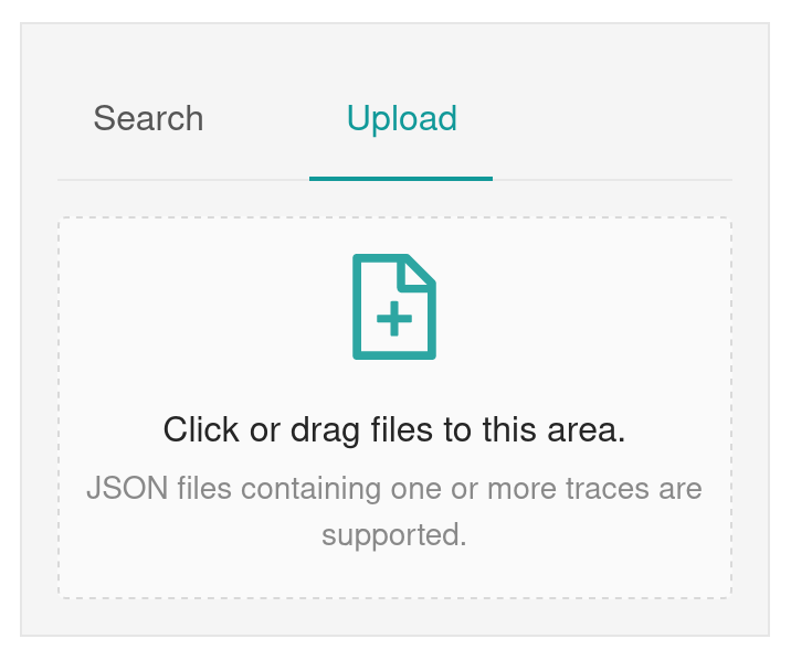 Import trace files in the Jaeger UI