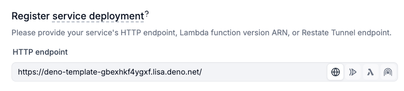 Deno Deploy UI