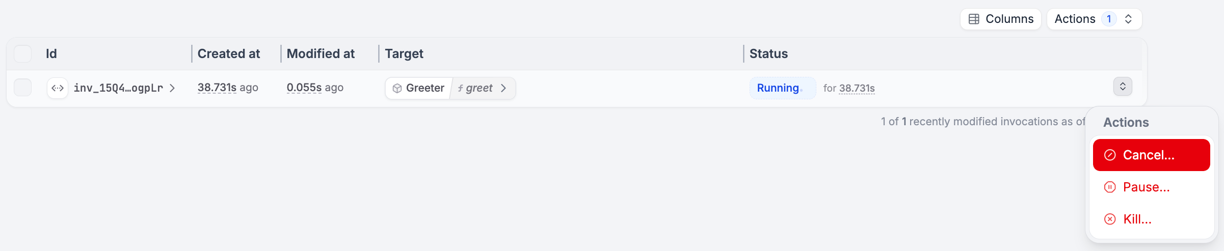 Restart from prefix