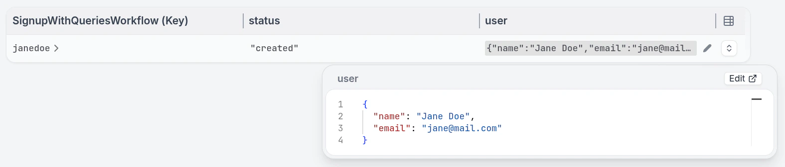 Workflow Queries