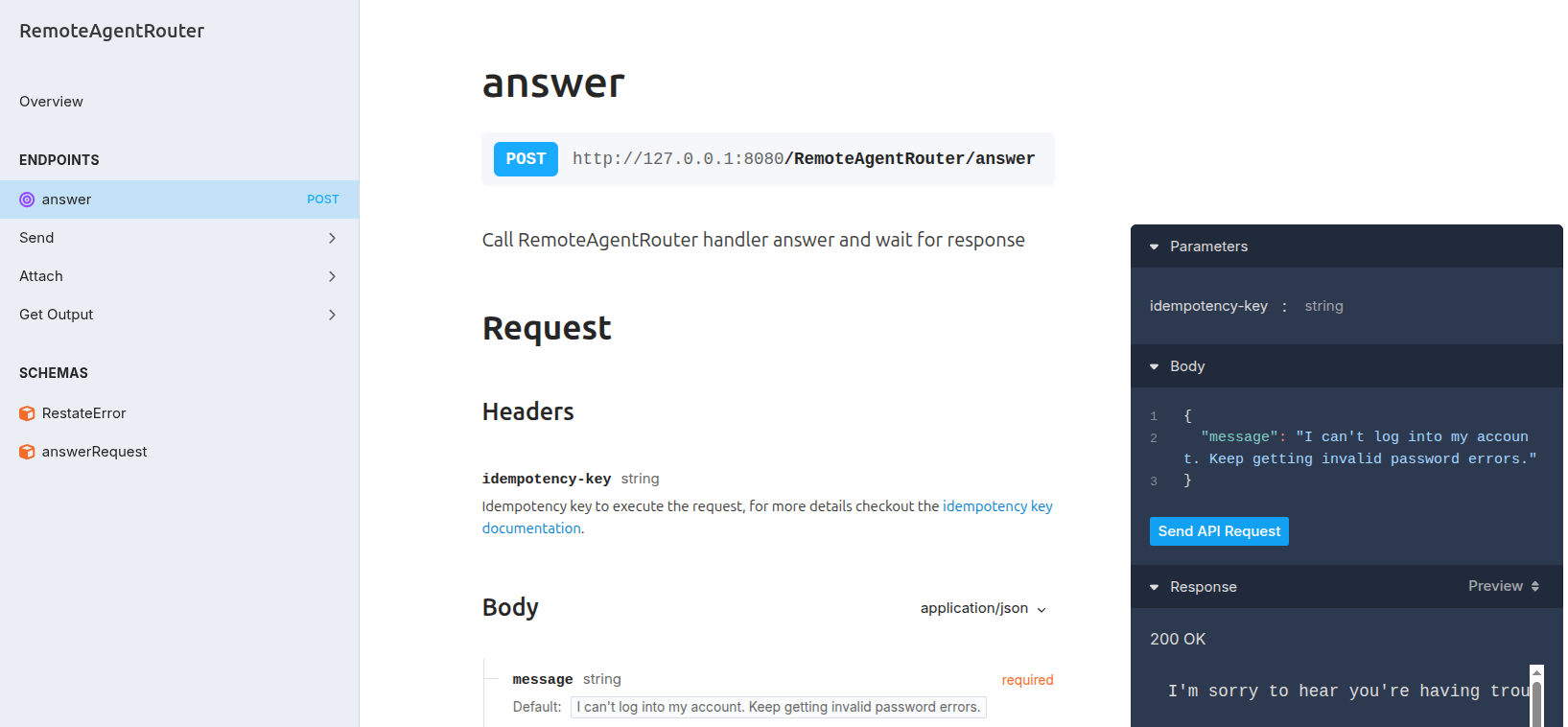 Multi-agent routing - UI