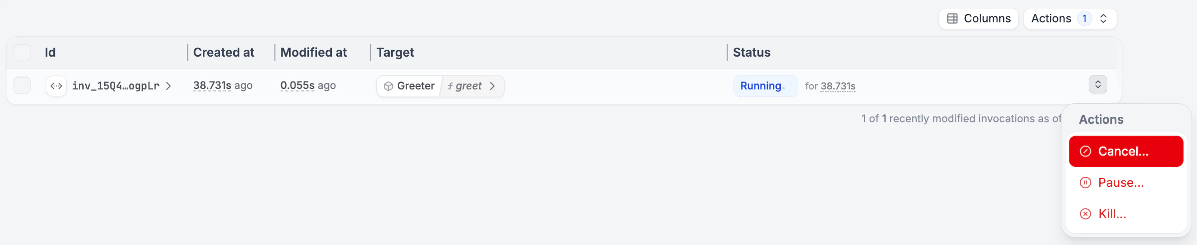 Restart from prefix