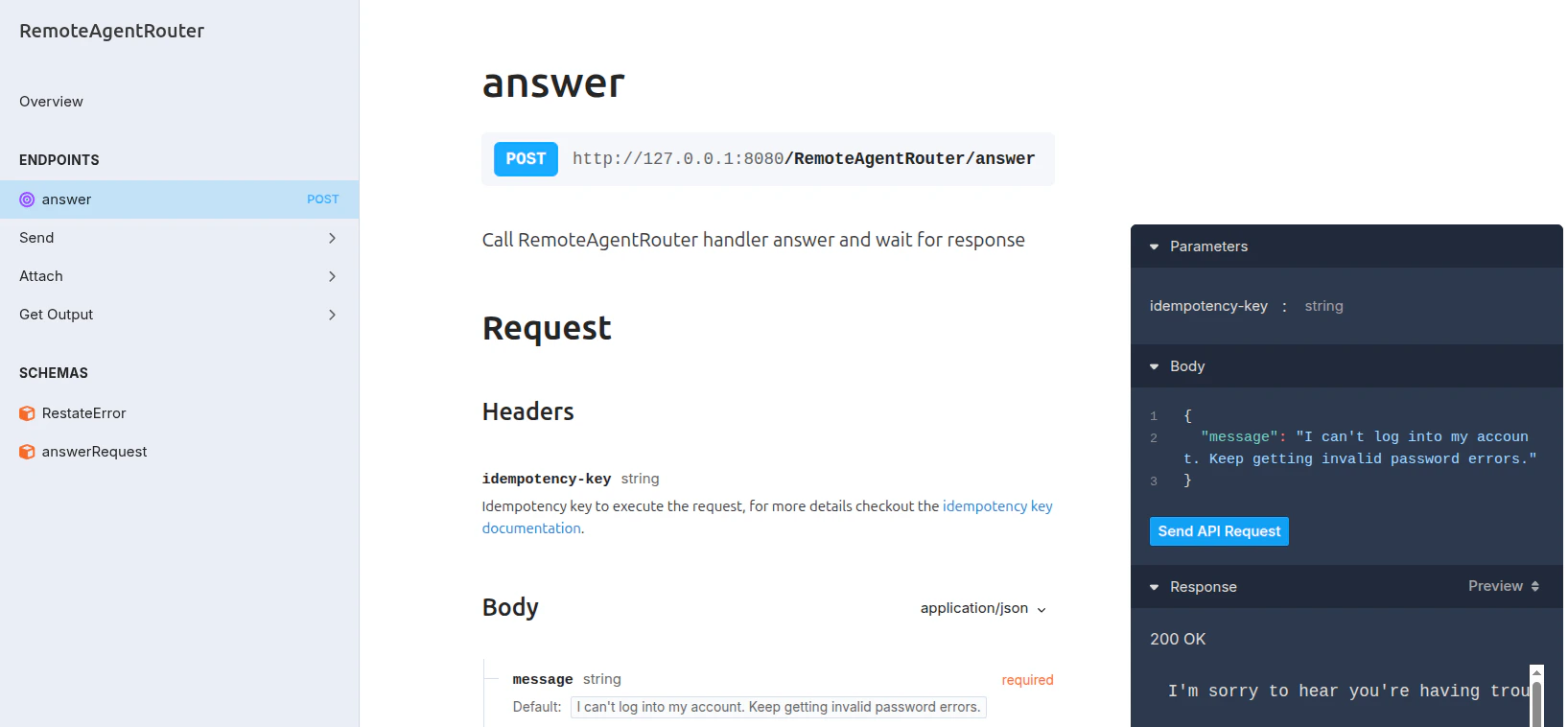 Multi-agent routing - UI