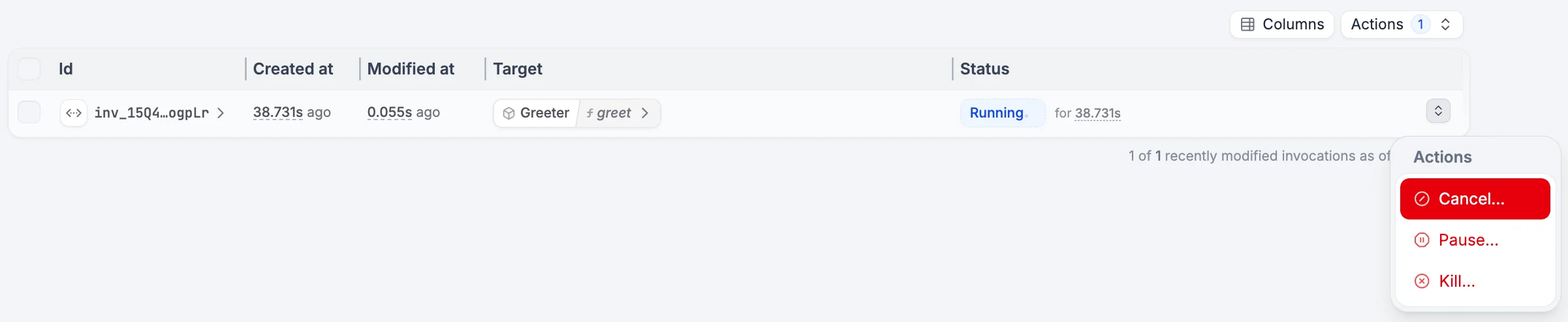 Restart from prefix