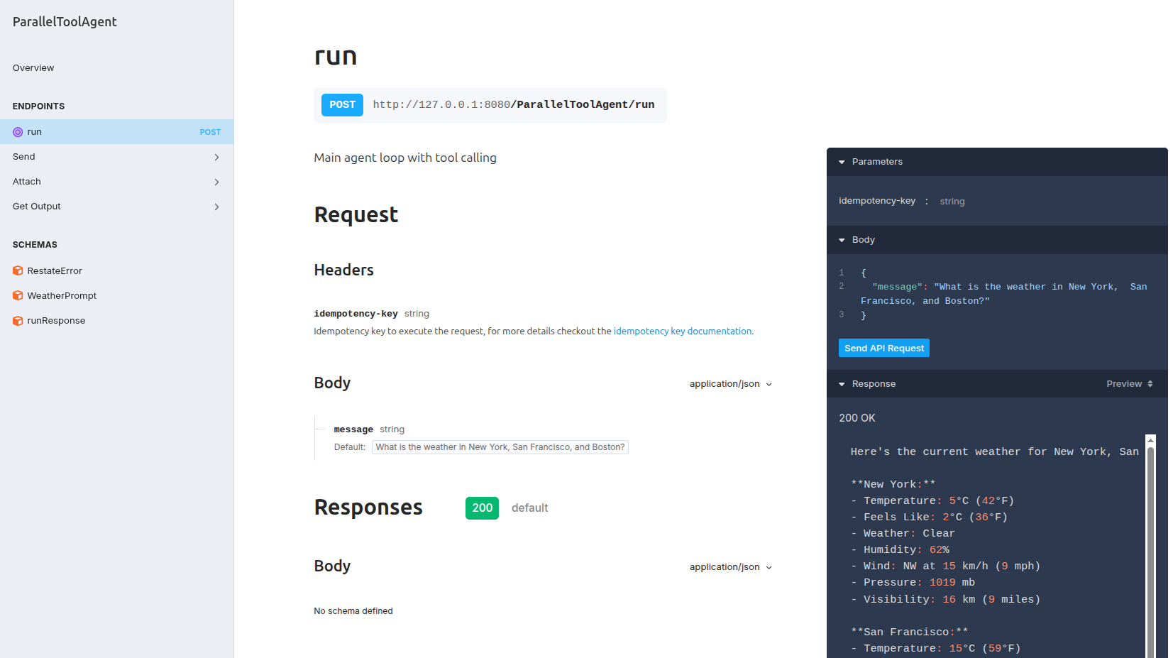 Parallel tool calls - UI