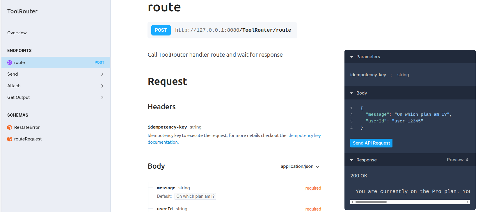 Dynamic routing LLM calls - UI