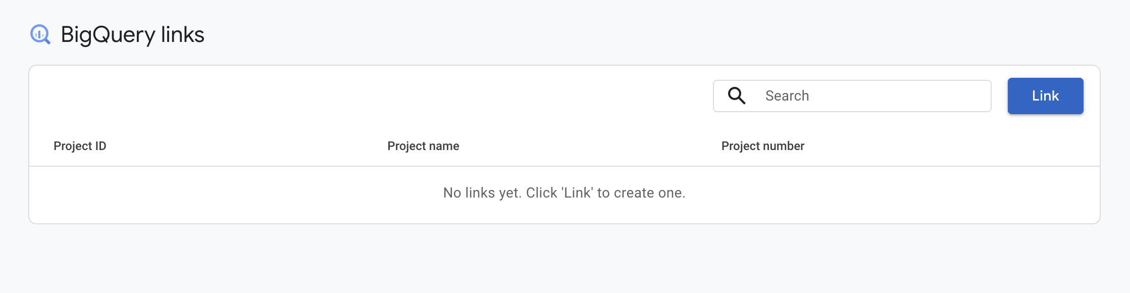 Image highlighting the location of the link button on the page
