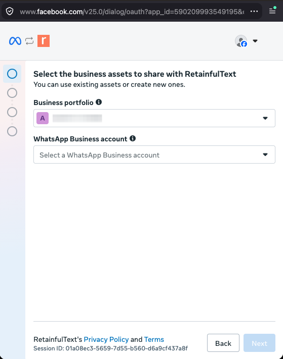 Setup 02 Business Account