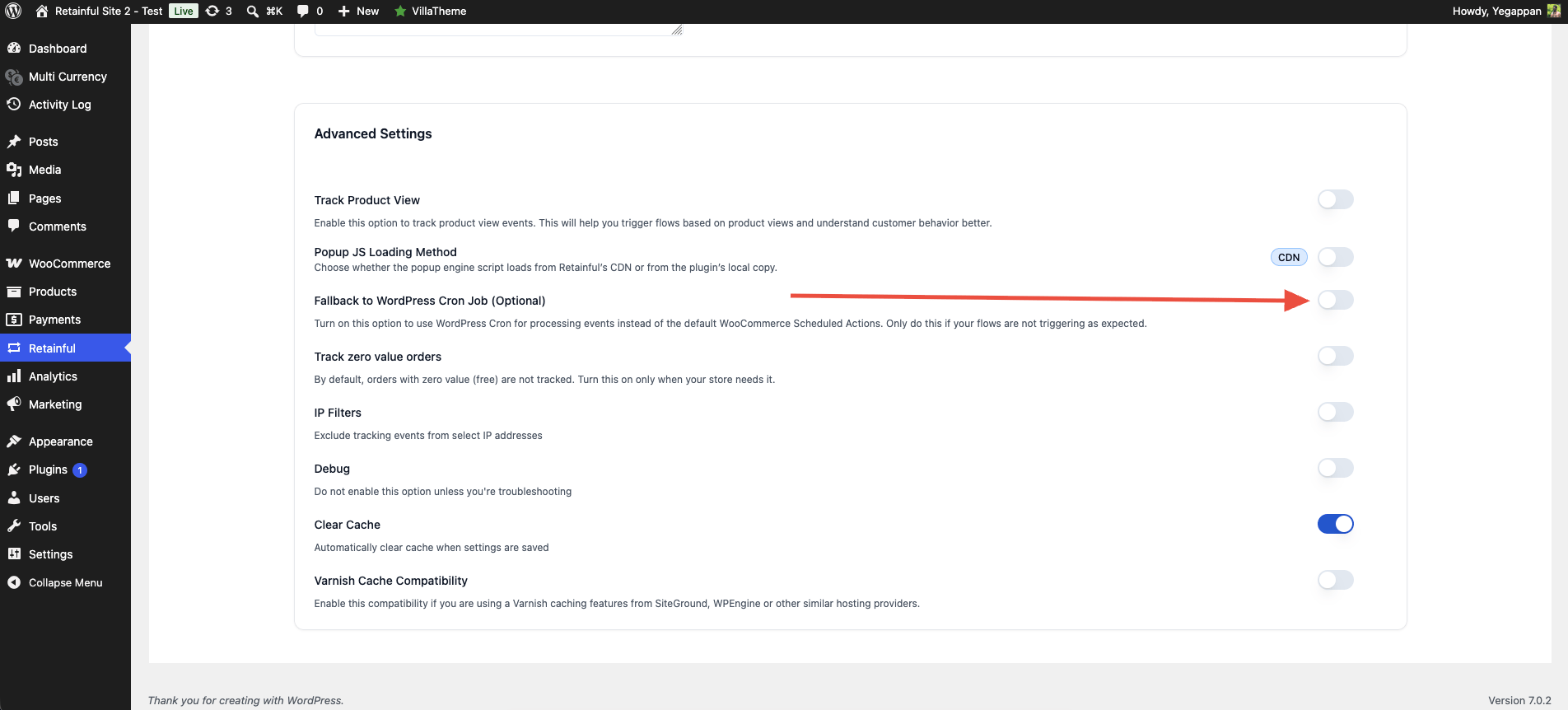 Woocommerce Cron