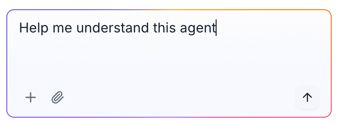 Typing a message to Conductor