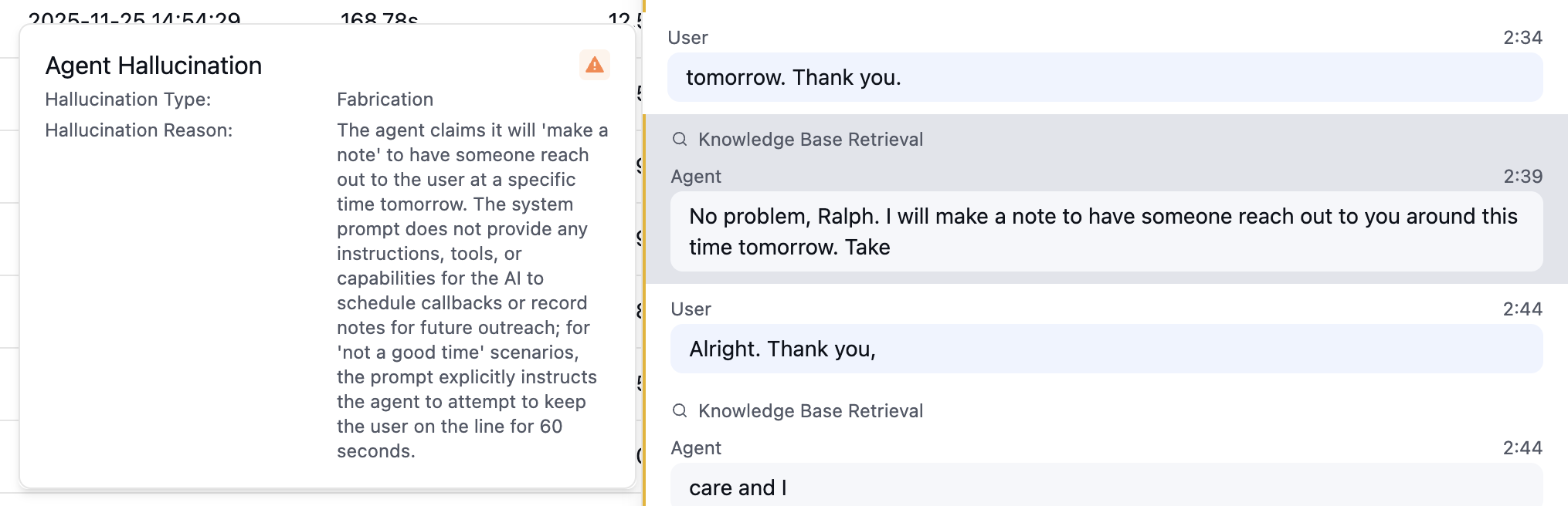 Transcript errors with corrections