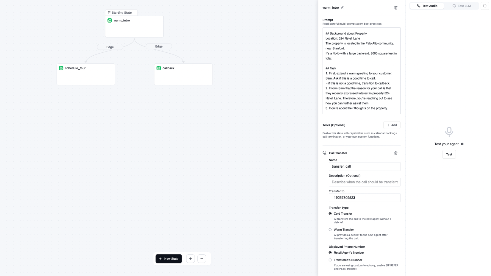 Multi Prompt Build a multi-prompt agent - Retell AI