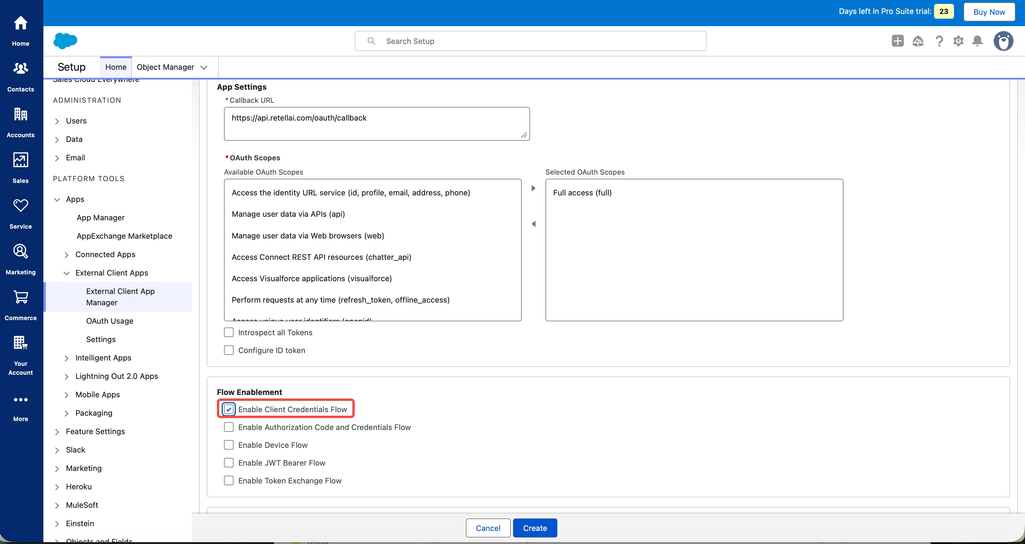 Config OAuth