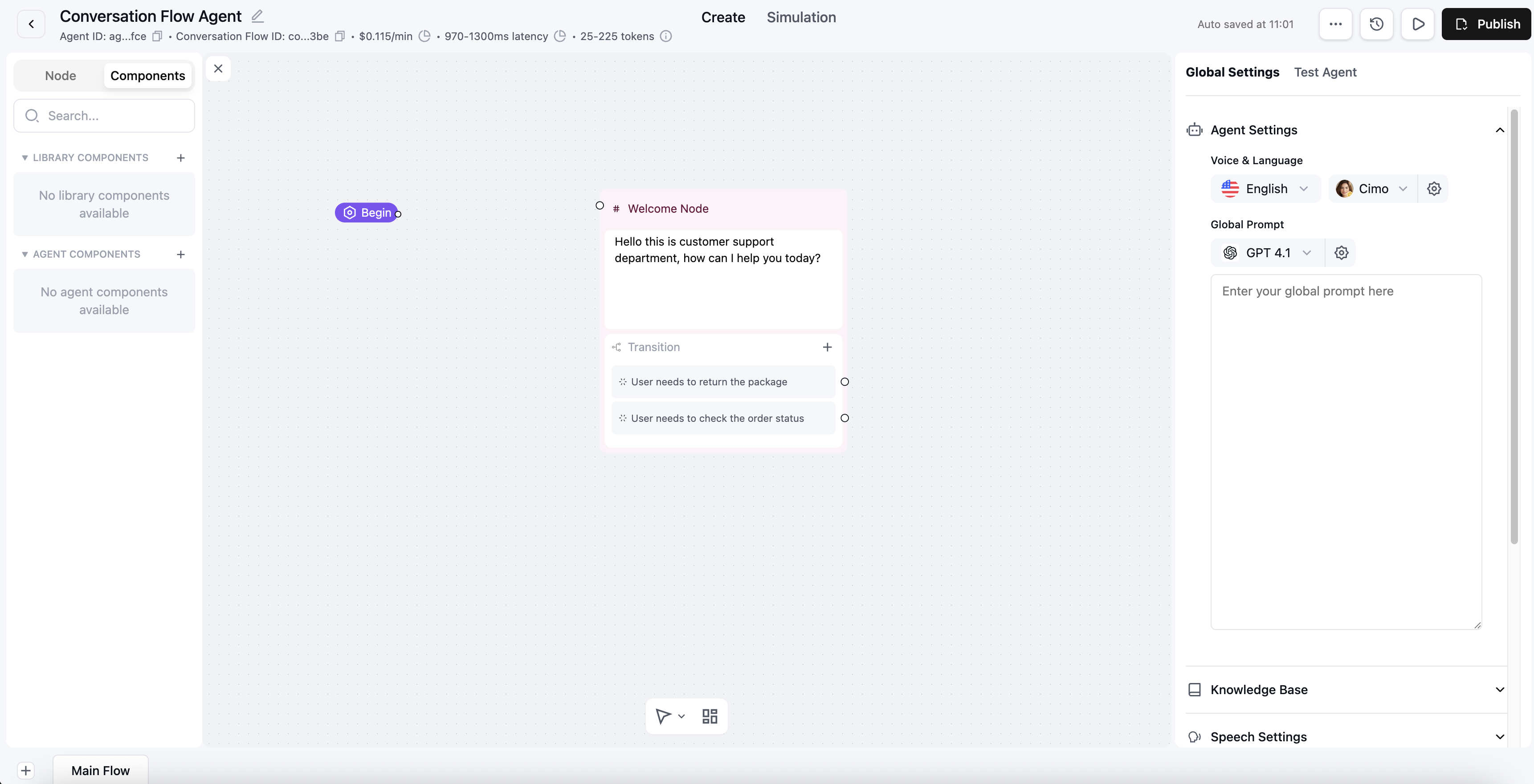 Reusable subflows for conversation flow agents - Retell AI