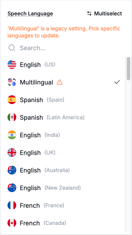 Multilingual Setting Configure a multilingual agent - Retell AI