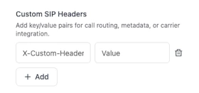 Transfer call - Retell AI