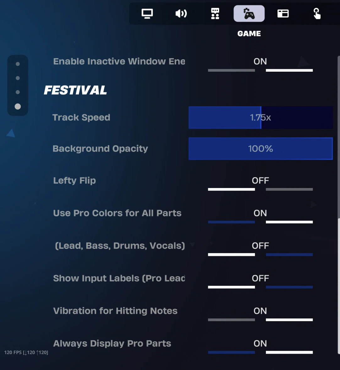 Fortnitefestivalsettings Fortnitefestivalsettings
