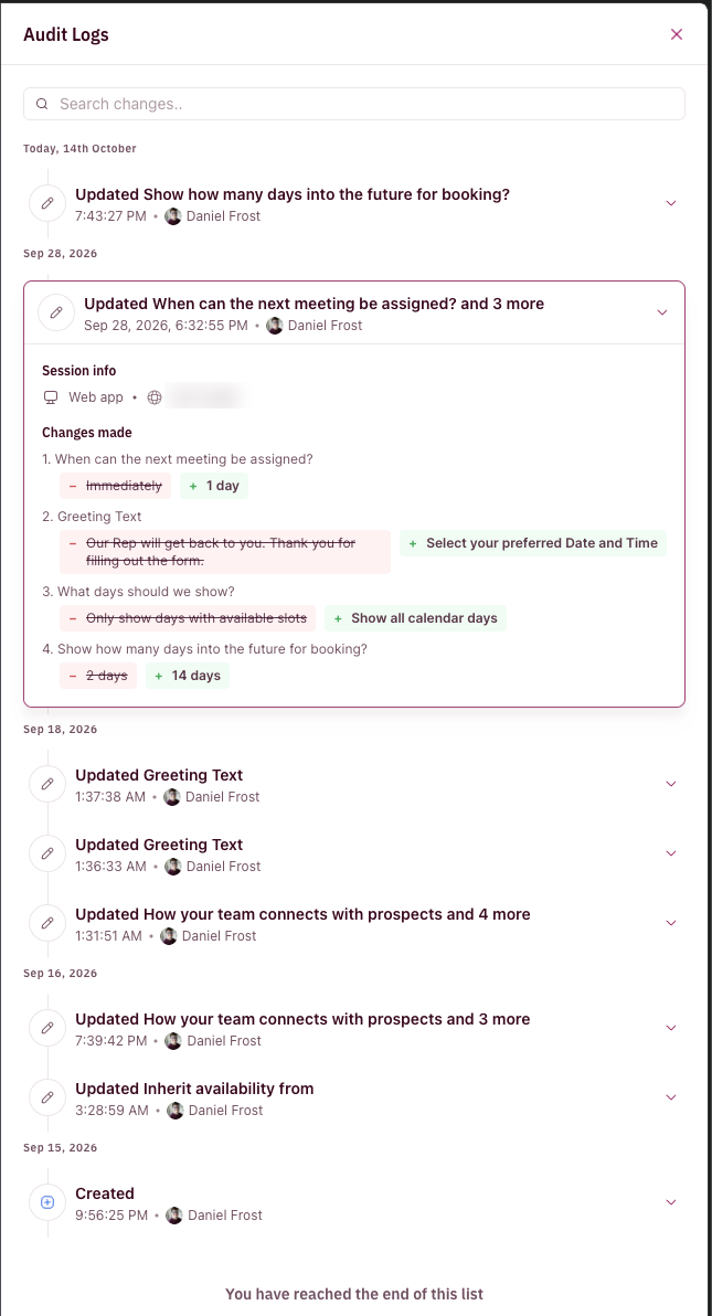 Audit Logs 03 Entry Detail