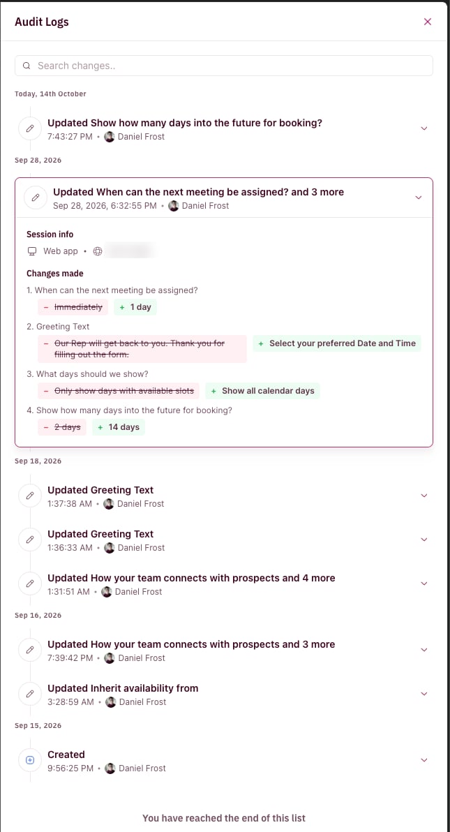 Audit Logs 03 Entry Detail Audit Logs 03 Entry Detail