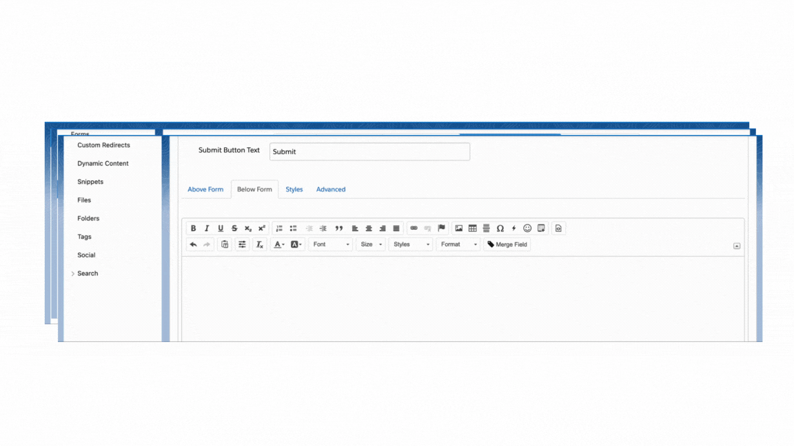 Look and Feel page - RH script