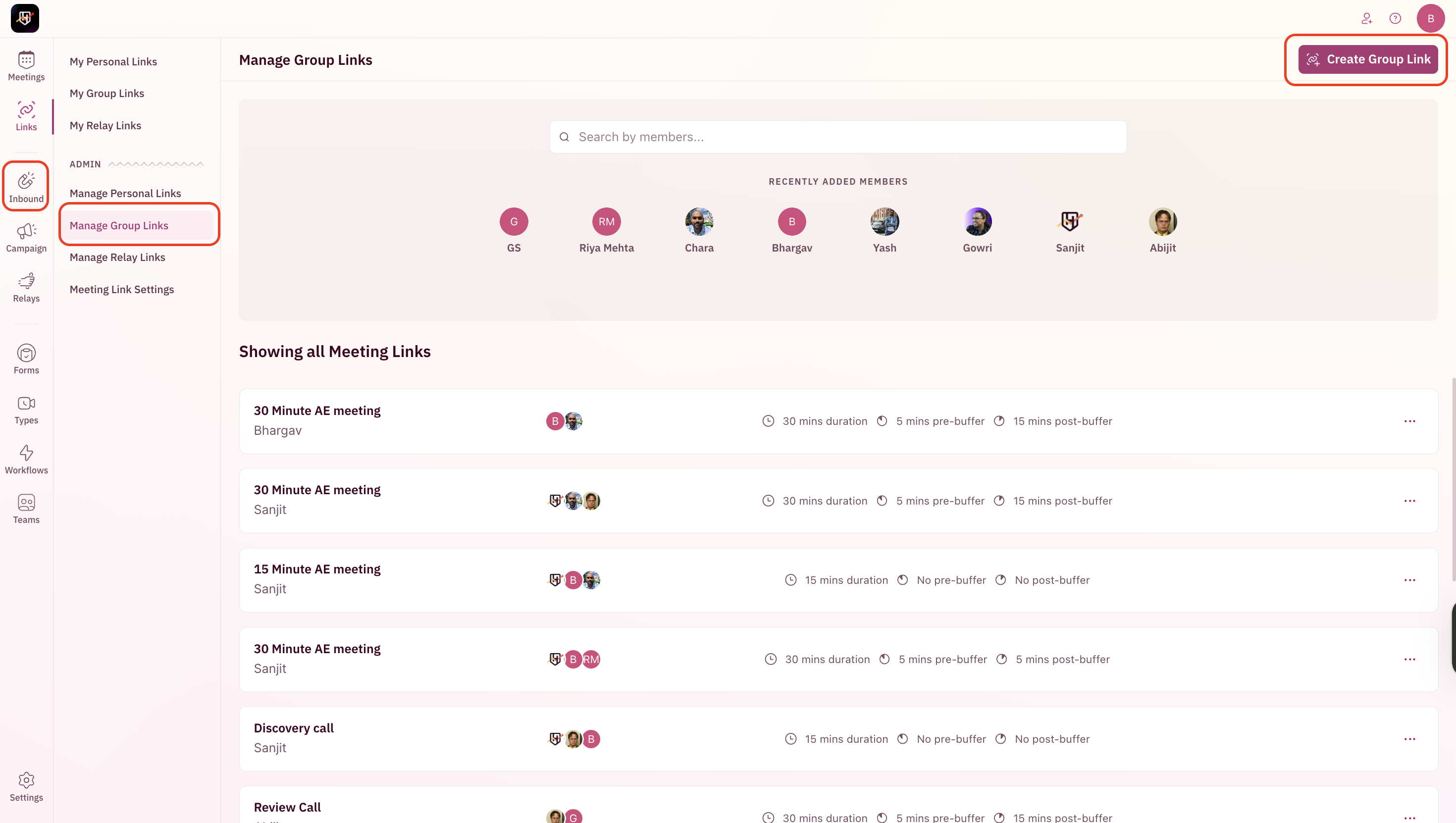 How to set up Group Meeting Links? - RevenueHero Docs