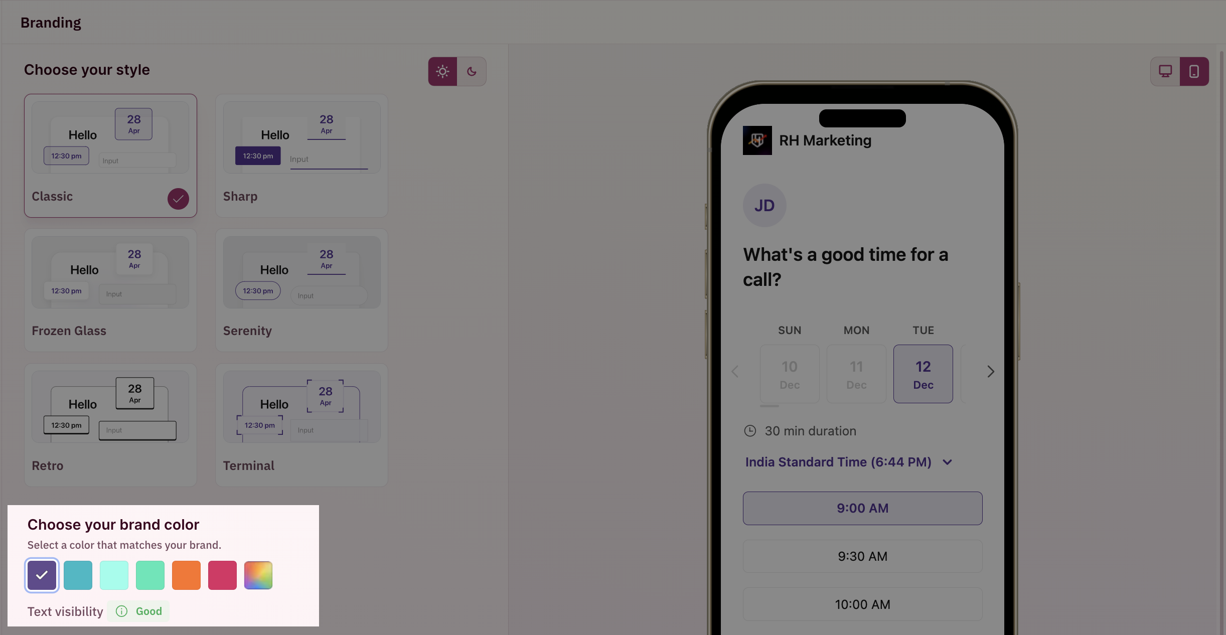 Branding Purple Color
