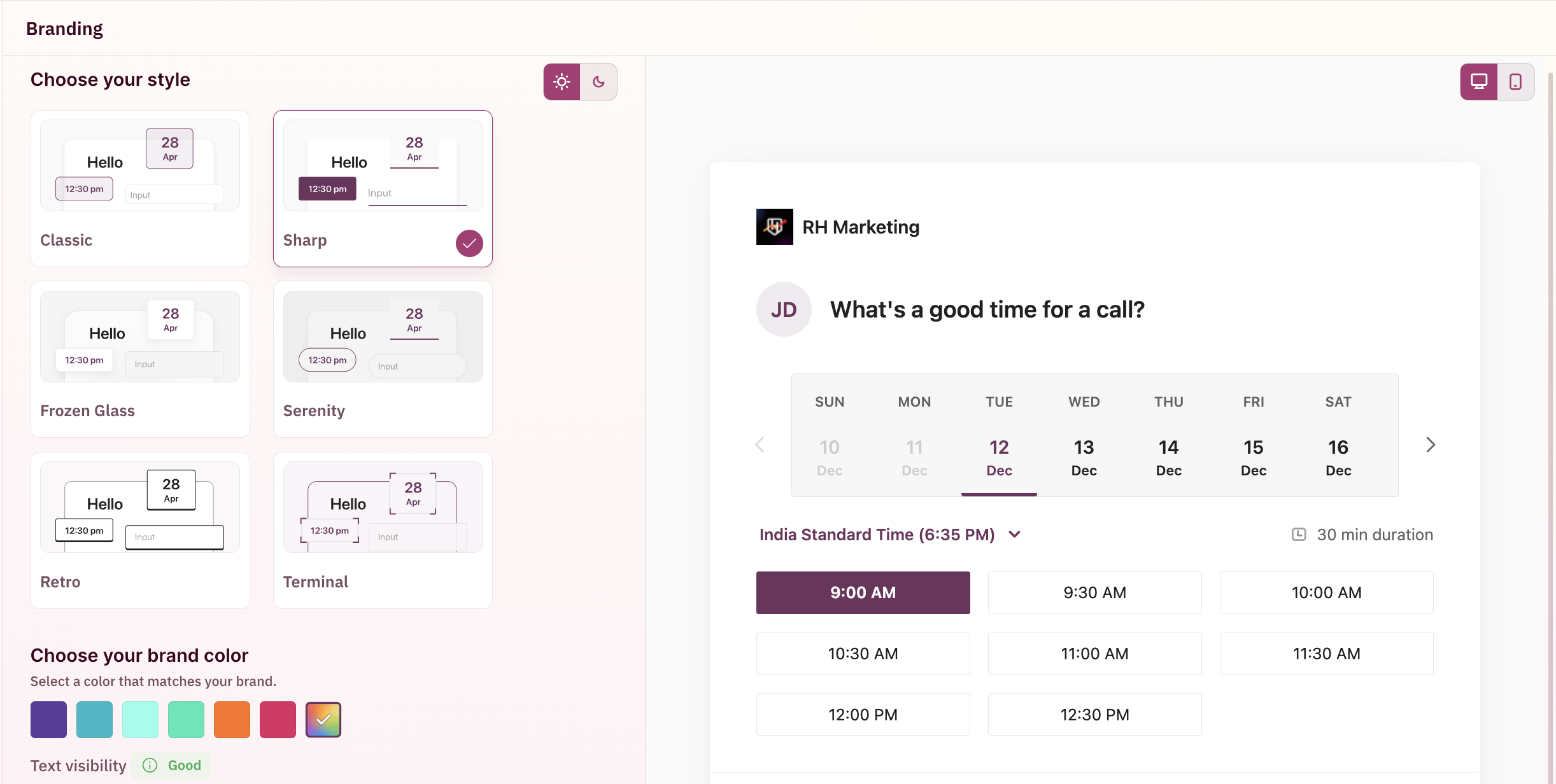 Sharp Theme