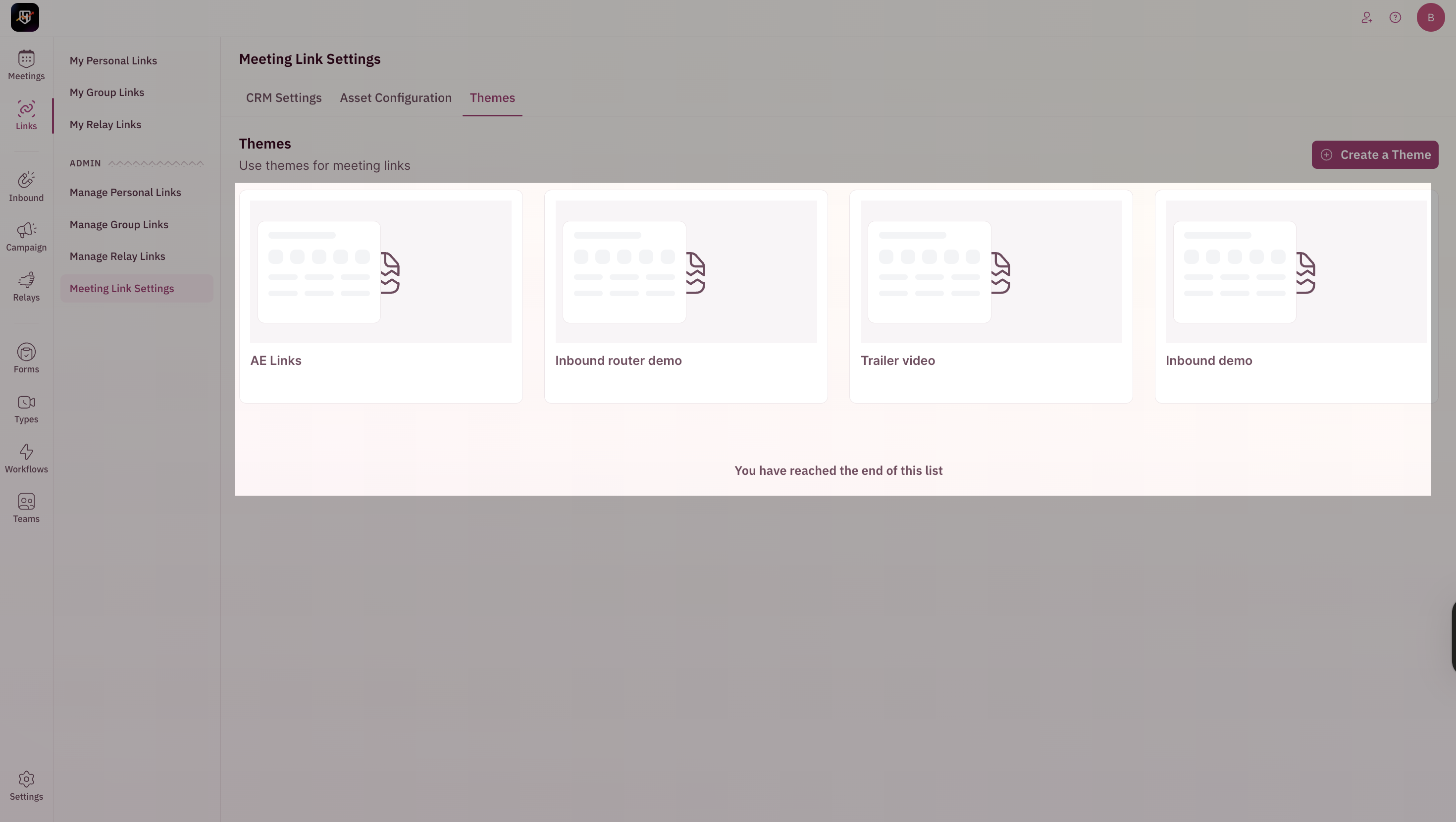 Link Settings Themes 4 Pn