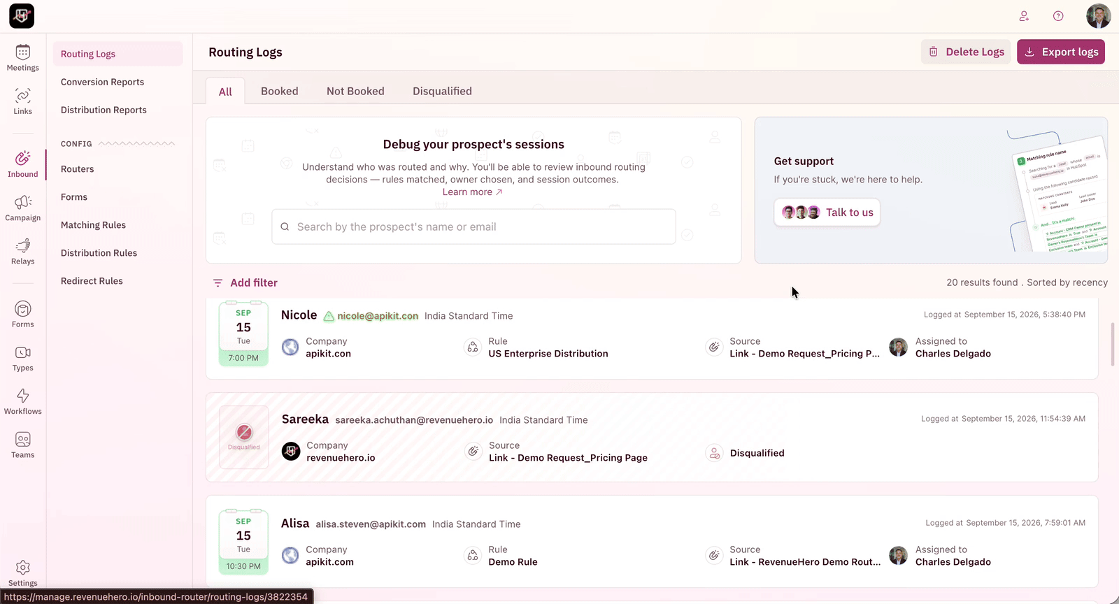 Routing Log Gif