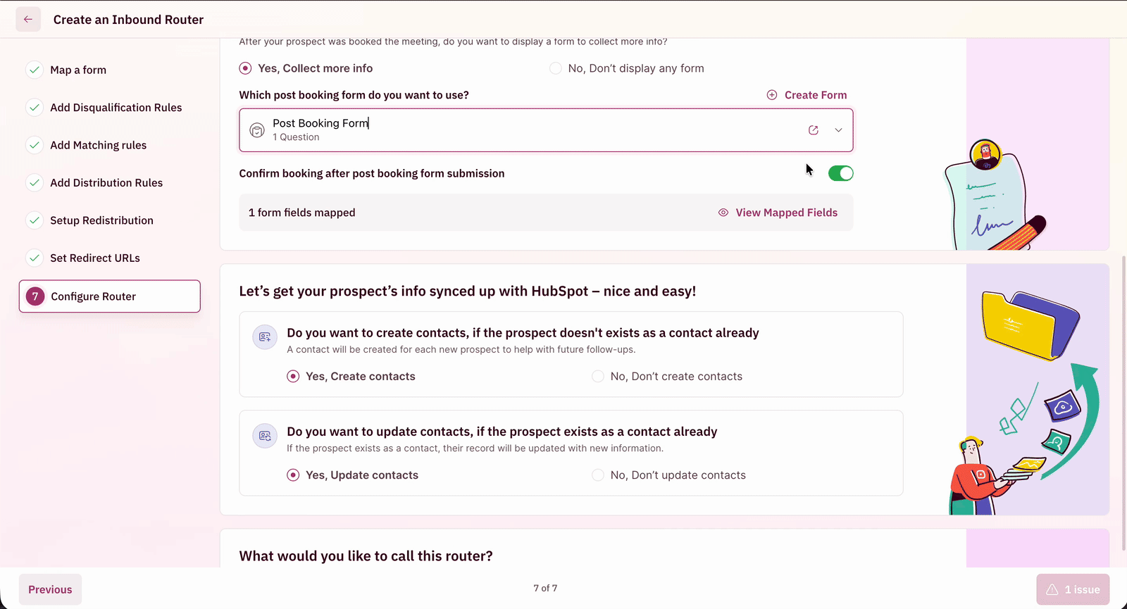 Trimmed Post Booking Form