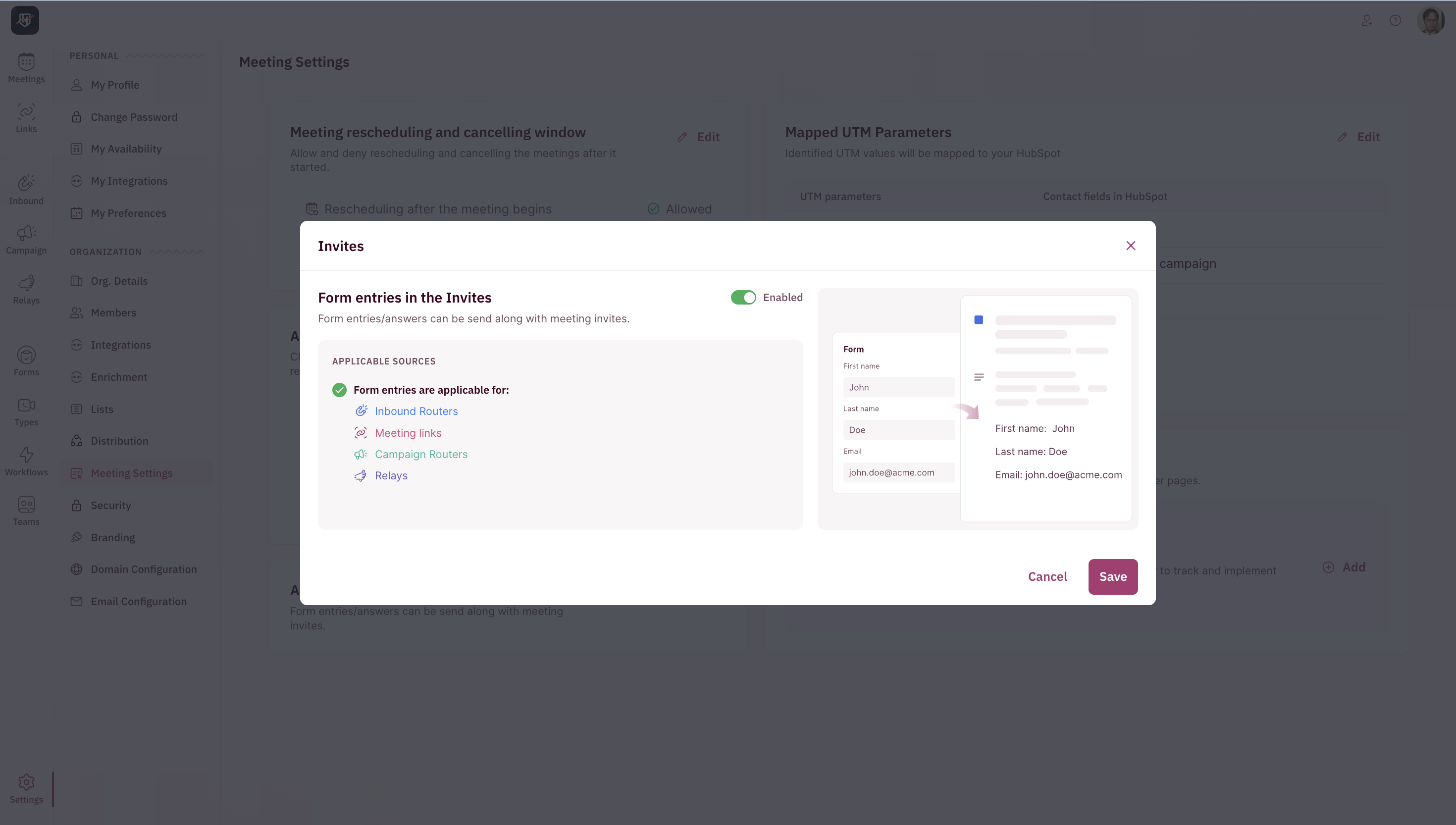 Meeting Settings 4 Pn