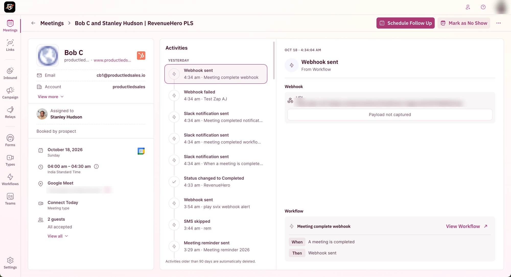 Workflow Logs 01 Meeting Activities Workflow Logs 01 Meeting Activities