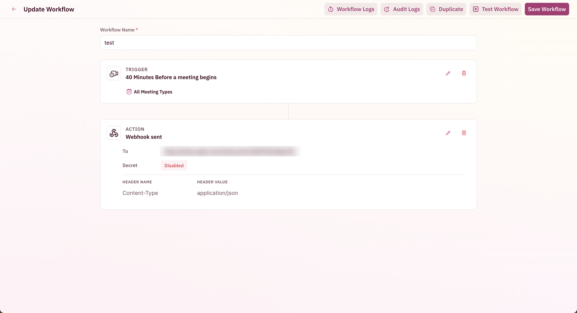 Workflow Logs 02 Workflow Page