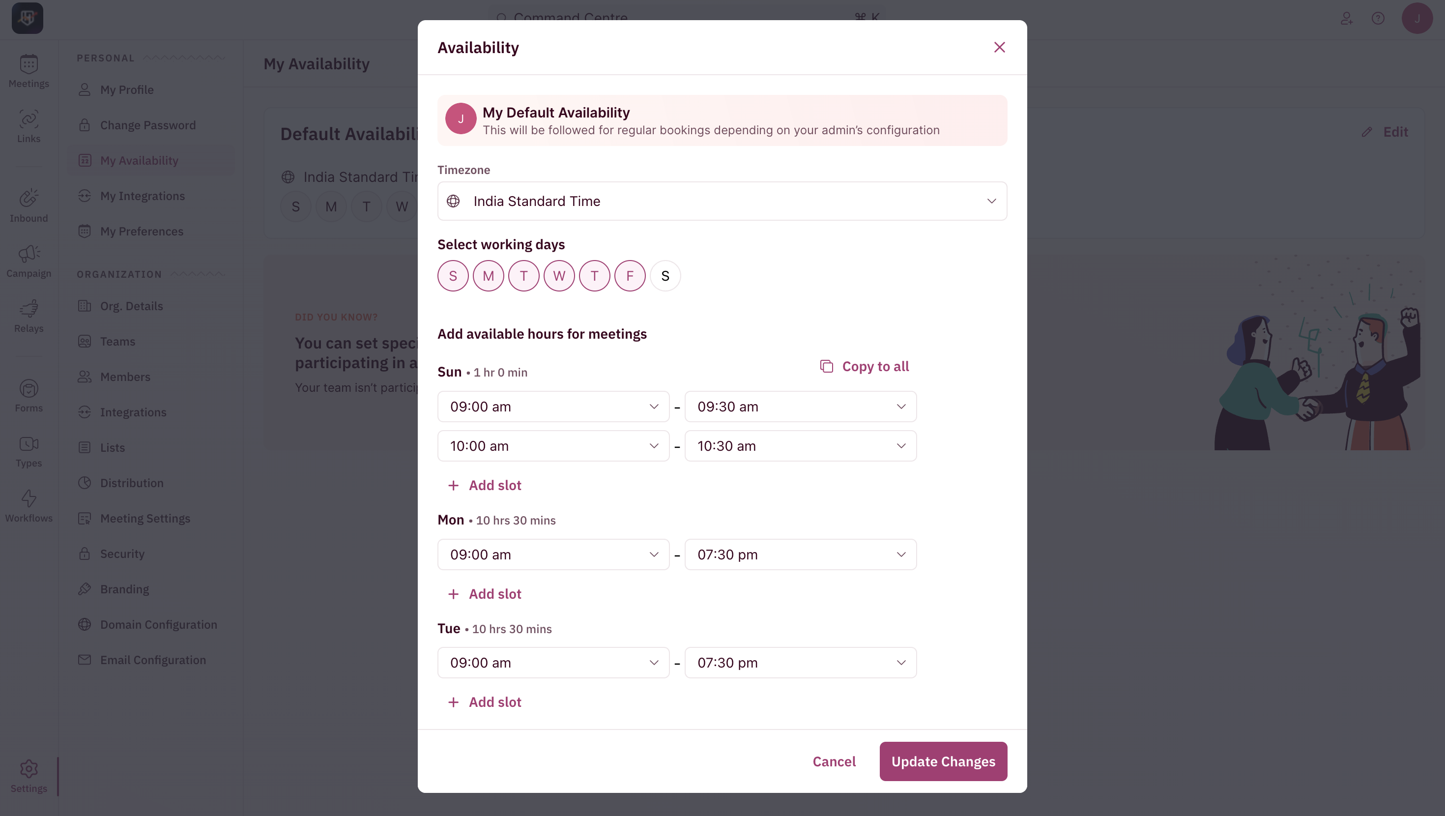 User Availability ready
