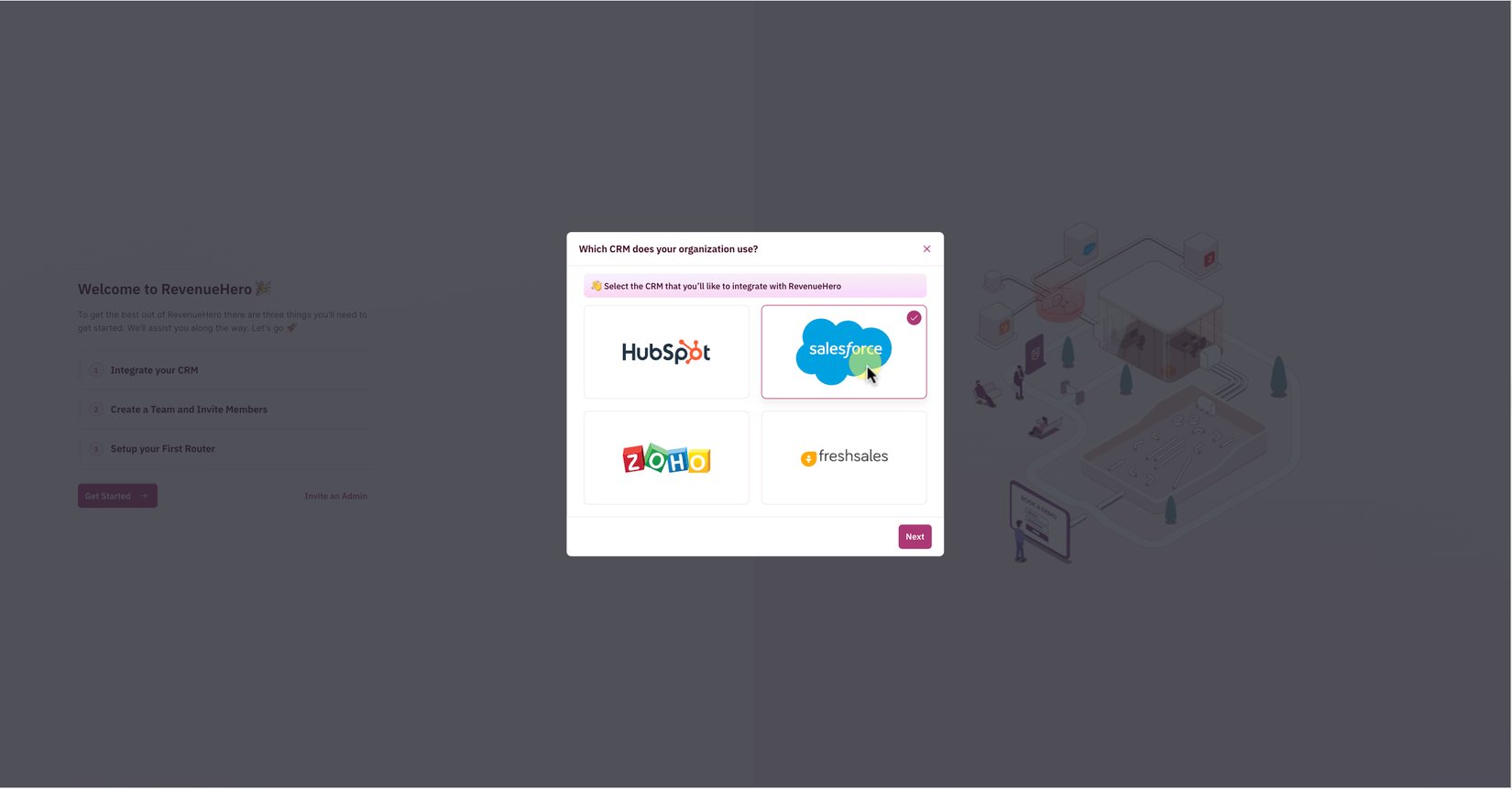 Salesforcecm How to integrate Salesforce CRM? - RevenueHero Docs